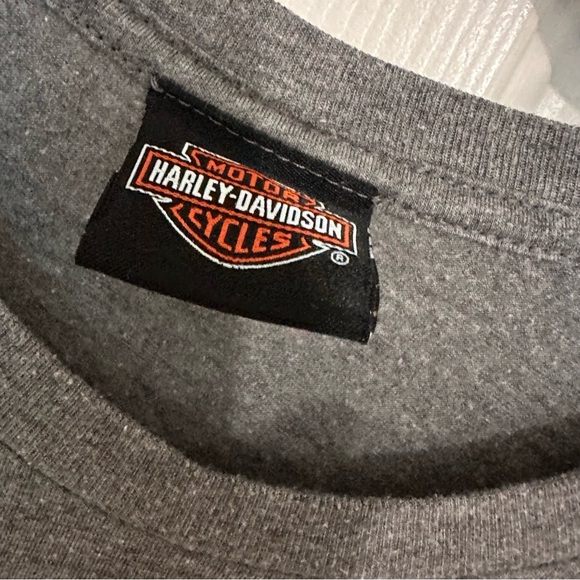 Harley-Davidson Gray Men's T-Shirt Indianapolis Indy 500 Fishers Indiana Size XL - Picture 5 of 7